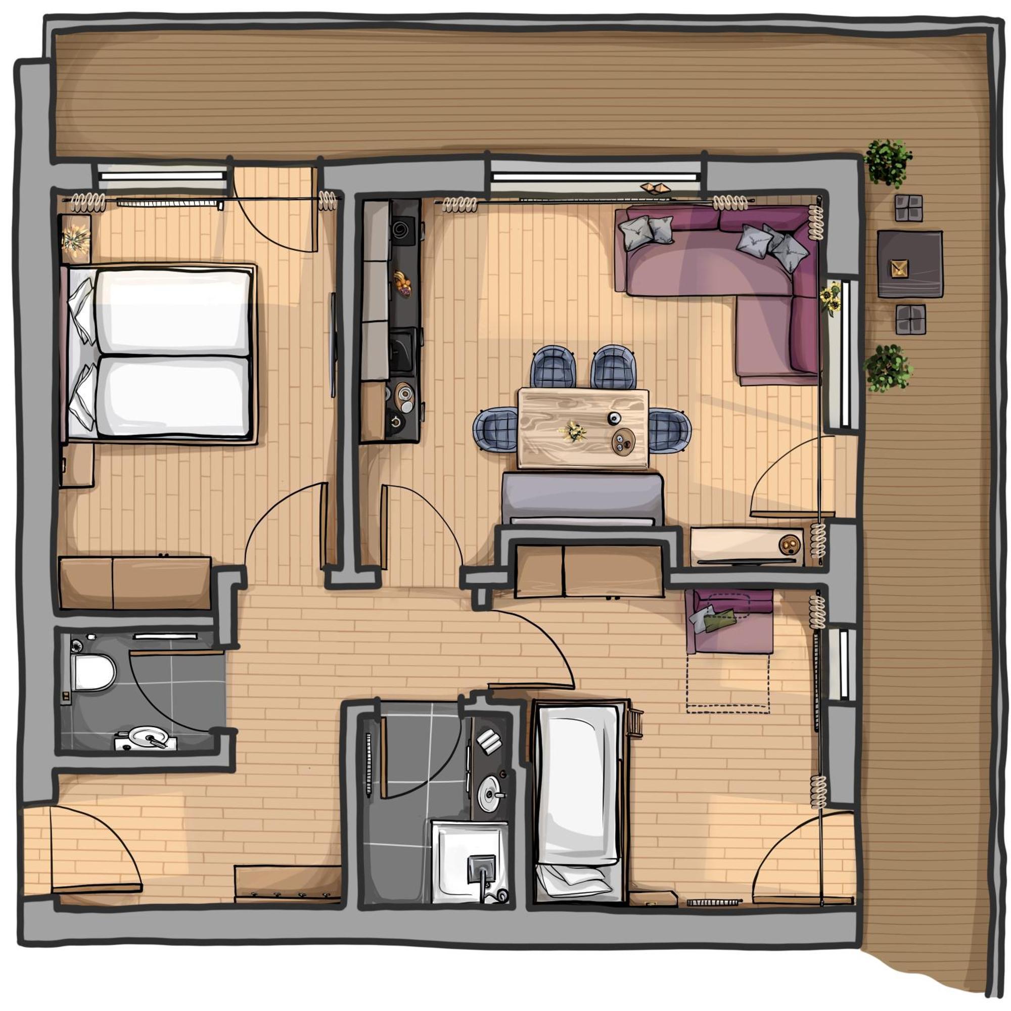 Appartements Sonnalm Berwang Exteriér fotografie